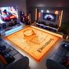1pc The Lord of the Rings2 Print Area Rug - Soft, Washable Non-Slip Indoor Mat for Office Chairs, Living Room, Home Office Decorative Rug