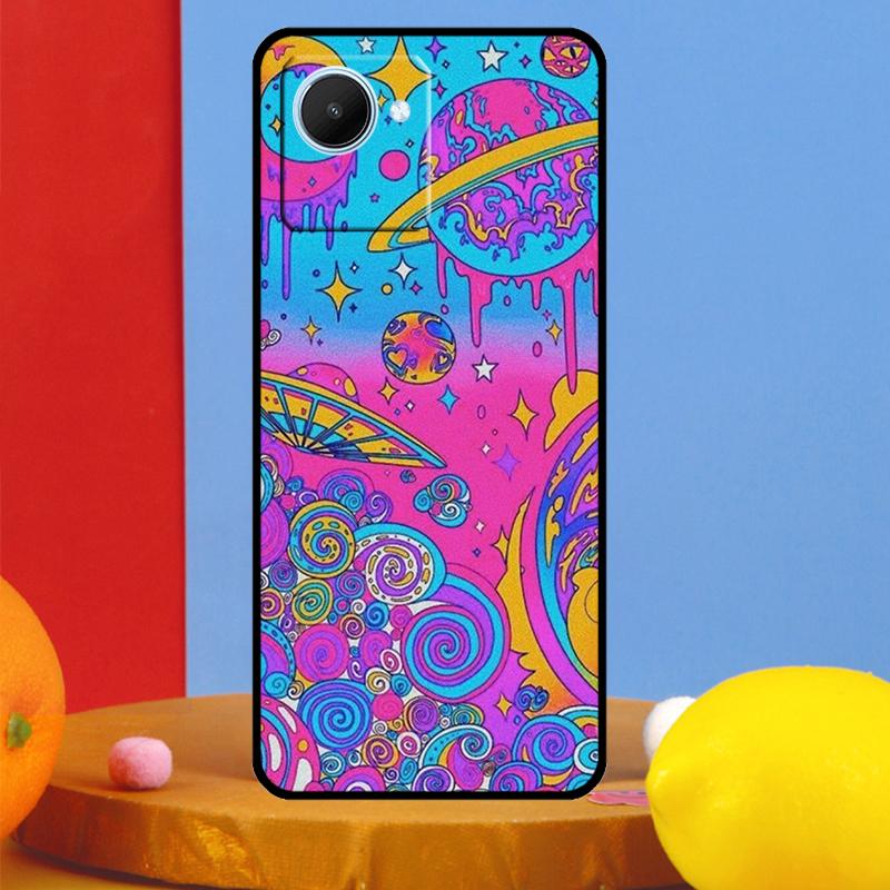 Indie Hippie Art For Realme C75 C71 C55 C53 C67 C61 C33 C63 C51 10 11 12 13 14 15 Pro Plus C65 GT7 Pro Case