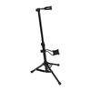 Adjustable Black Folding Bracket Electric Blowpipe Stand Compact and Durable