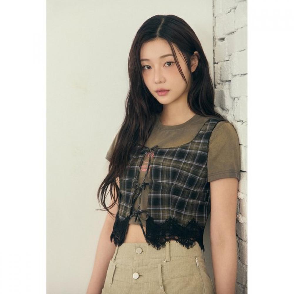 EGOIST VinTage Washing Collar PoinT T shirT Es2ch361