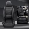 5-Piece Full Set Car Seat Covers with Lumbar Support, Soft Premium PU Leather, Universal Fit for Most Sedans and SUVs