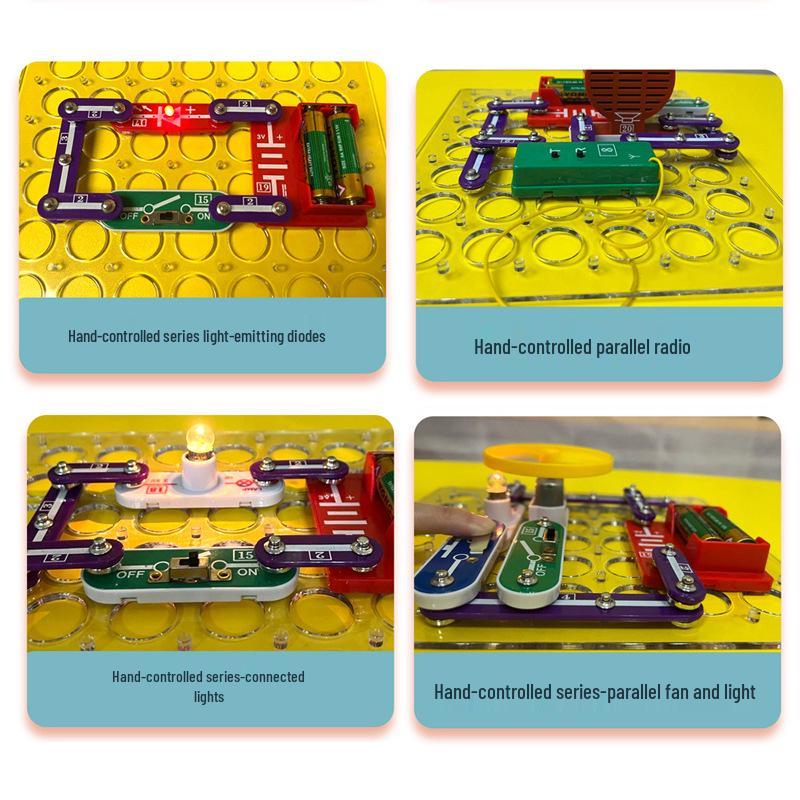 Physics Experiment Circuit Blocks for Kids - Educational STEAM Toy