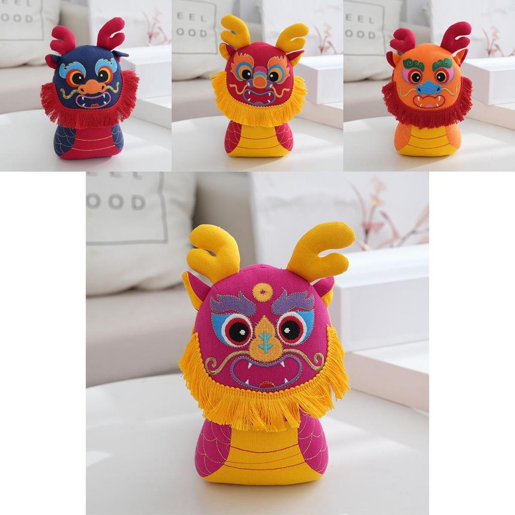 Adorable 2024 Dragon Plush Toy Soft Canvas Stuffed Animal Perfect For Gifts