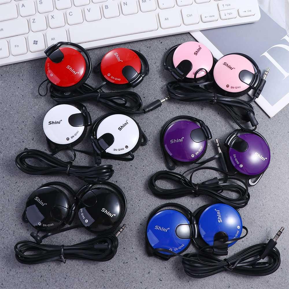 

Bass Wired Earpiece 3.5mm Stereo Earphone Headset Headphone Ear Hook
