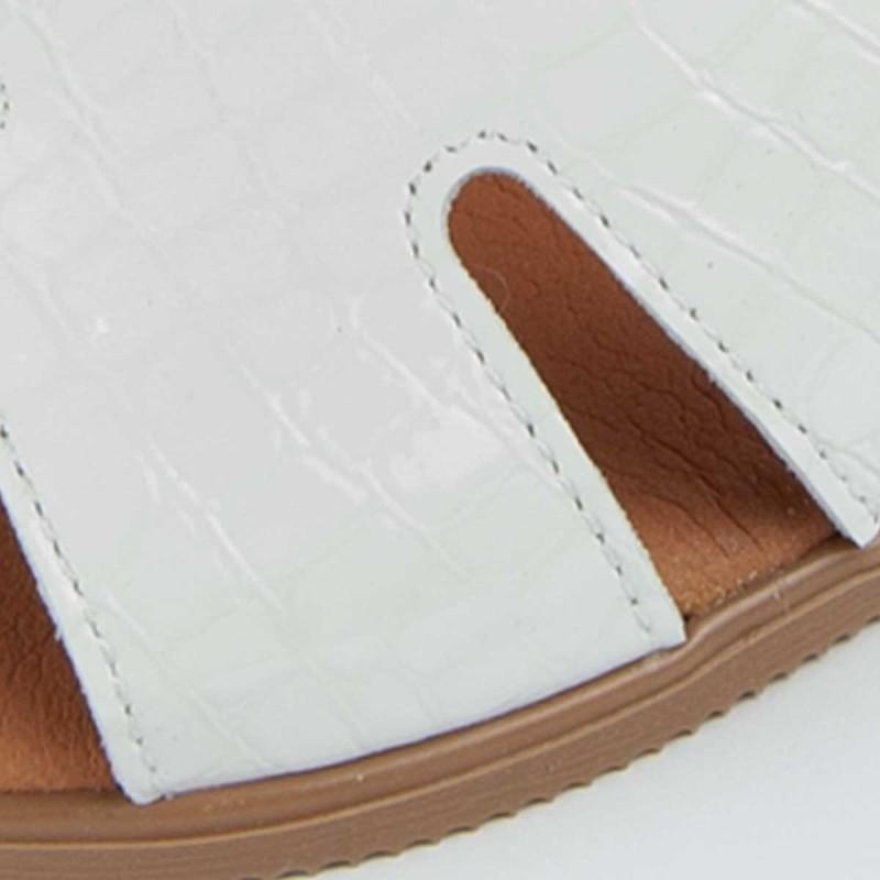 Women's Leather Sandal. Purapiel Hacca3 102716