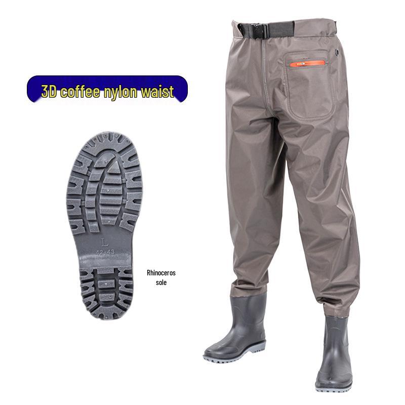 Neuer einteiliger Nylon-Wathose Anzug - Halbkörper-Fischerei-Regenhose