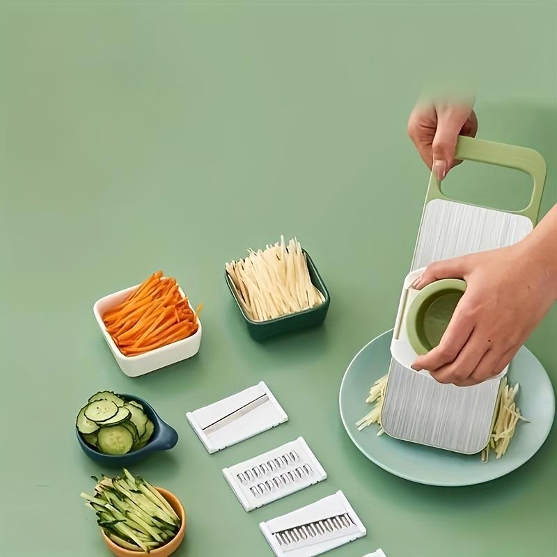 Multifunctional Vegetable Cutter Slicer Kitchen Household Potato Shredded Cucumber Artifact Stainless Steel Grater Kitchen Tools