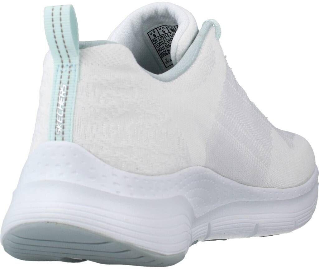 Skechers Arch Fit - кроссовки Comfy Wave белый/мятный
