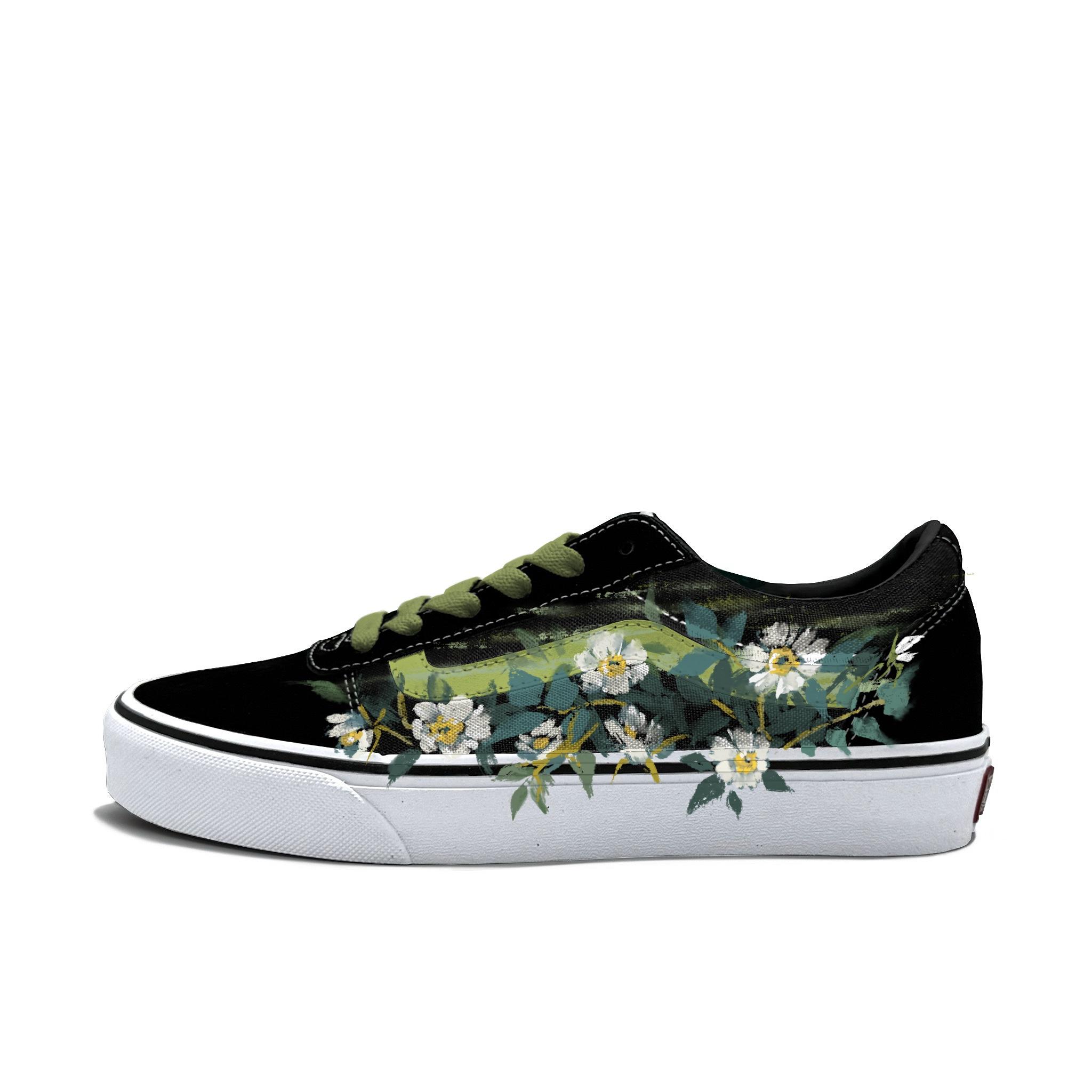 

Vans Ward Abrasion Resistant Low top Skateboard Shoes Women s Green VN0A3IUNIJU(Team613-) 38.5