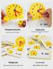 Wooden Educational Clock for Early Education – Teaching Tools for Primary School & Cognitive Time Learning