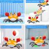 Crawling Crab Baby Toys with Music LED Light Up Musical Toys for Toddler Automatically Avoid Obstacles Interactive Toys for Kids