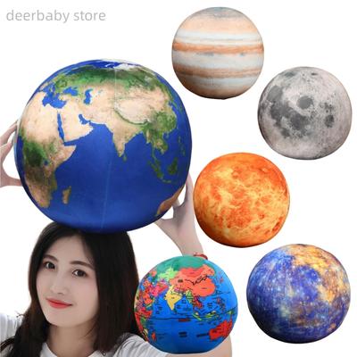 Simulierte Erde Sonne Mars Mond Plüschtiere Plüschplaneten im Sonnensystem Weiche Puppe Kissen Kissen Junge Mädchen Geburtstagsgeschenk
