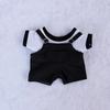 10cm 20cm Doll Clothes Outfit T-shirt Overalls Suspender Trousers Doll Accessories Changing Dressing Game Fans Gift Toy In Stock