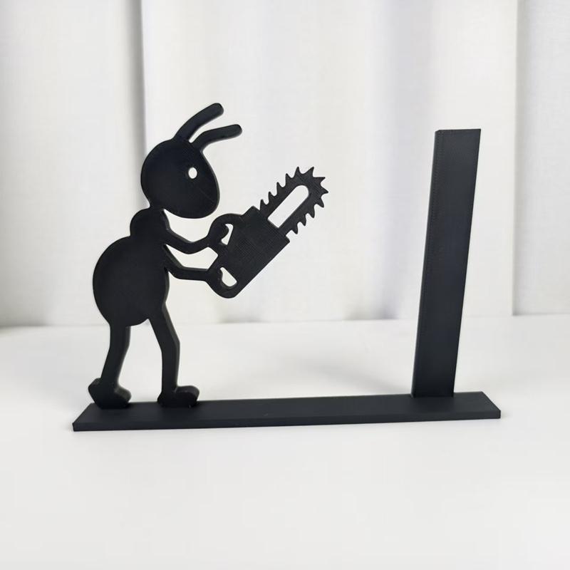 3D Printed Ant-Shaped Paper Towel Holder - Cute & Practical Bathroom/Office Decor, Space-Saving Organizer for Kitchen/Toilet