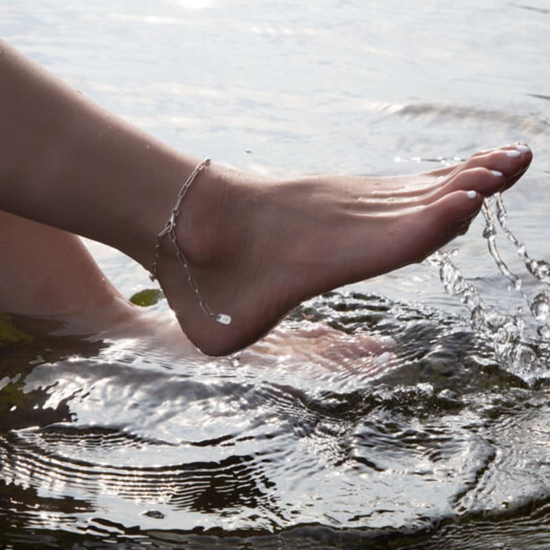 SEASAY Silver 925 Illumination Anklet 01