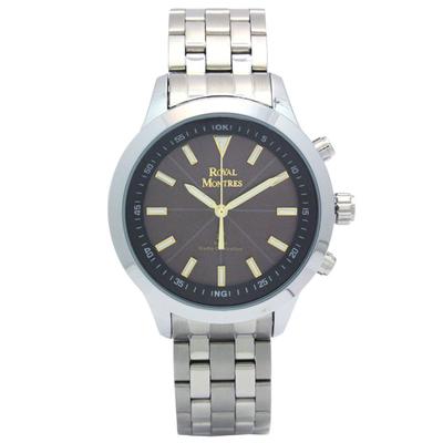 Royal Montres RM-0007 BK-WH Watch - Silver/Black