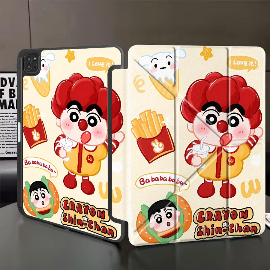 

Holder Cover Tablet Case For iPad Air 4 5 M3 M2 1 2 M4 11inch Mini 6 7 Pro 11th 10th 9th 8th 7th 12.9inch Pro 2025 Cute Cra-yons iPad Mini 6 8.3