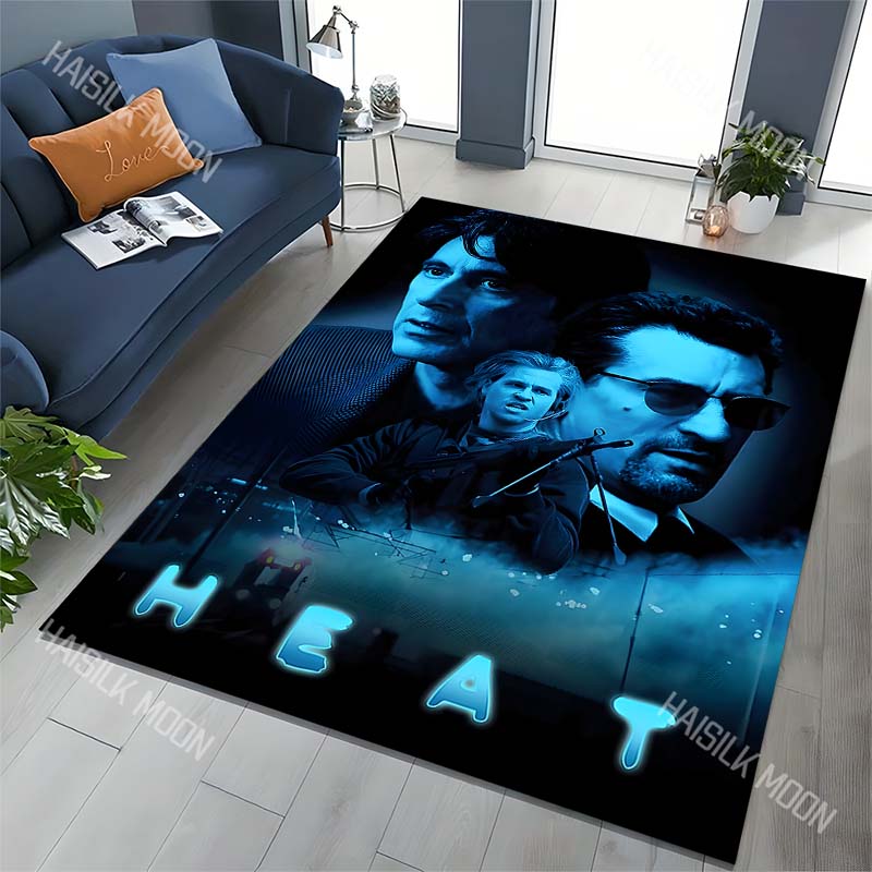1PC Movie Poster Gunman City Carpet for Living Room Bedroom Sofa Home Decor Rus Non-slip Floor Mat Luxury Gift