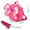 Sumnacon Leash with Backpack Cute Animal Stuffed Animals Anti-Lost Leash, Bag, (Pink)