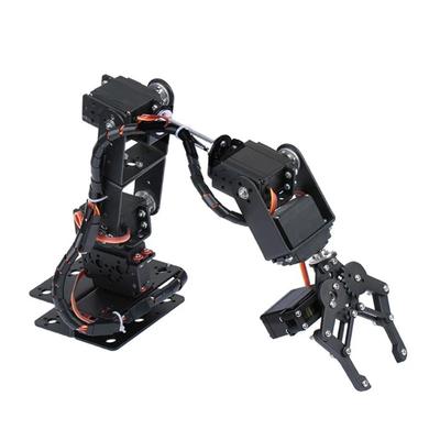 360 Grad 6 DOF Roboter Metalllegierung Mechanischer Arm Klauen-Kit MG996R für Arduino Robotik-Kit Pädagogisches Ps2 Programmierbares Spielzeug