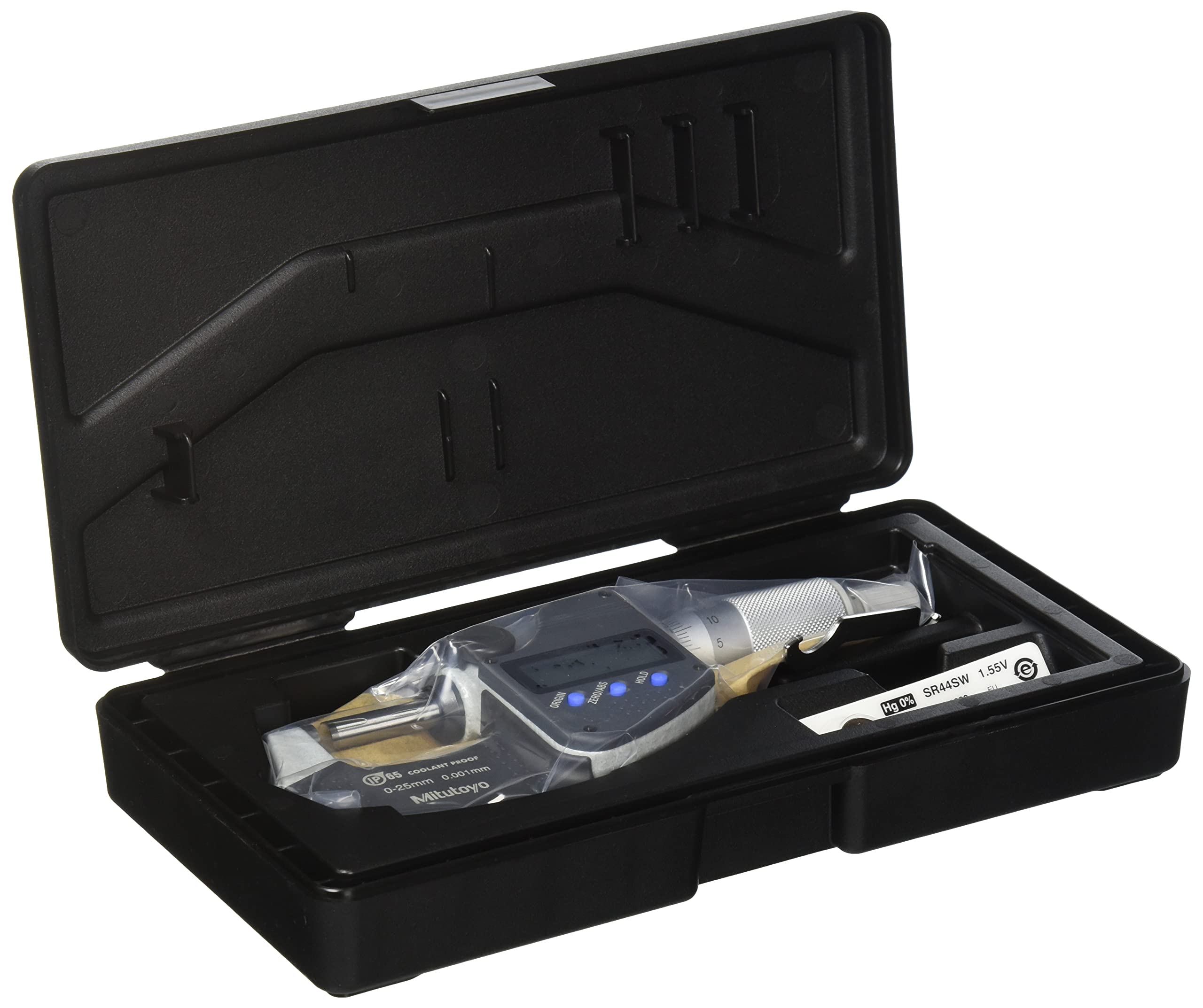 

Mitutoyo Coolant Proof Micrometer Measurement MDC-25MX 293-230-30 Range 0~25mm
