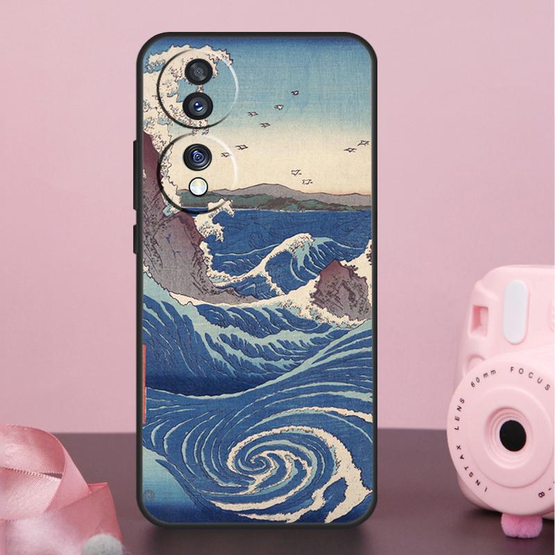 Japanese Style Art Japan Case For Honor 200 400 Pro 50 70 90 X9a X9b X9c X9d X8b X8c Win Magic 7 Lite 5 6 8 Pro Cover