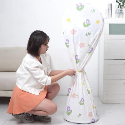 Reuseable PEVA Electric Fan Dustproof Cover Waterproof Full Protection Floor Fan Cover Portable Fan Sleeve