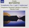 CD SERGIO RENDINE, ORQUESTRA NACIONAL  - Symphonies Nos. 1 And 2 'Andorrana' 8572039 Naxos 2008 Europe ObiClassical Used