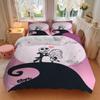 3Pcs Nightmare Before Christmas Romance Bedding Sets For All Sizes New 3D Printed Bed Cover Comforter Duvet Cover Pillowcase Bedroom Decoration