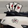 Moto poker décalcomanies: motocross réservoir, café Racer, corps/fenêtres drôle décor autocollants