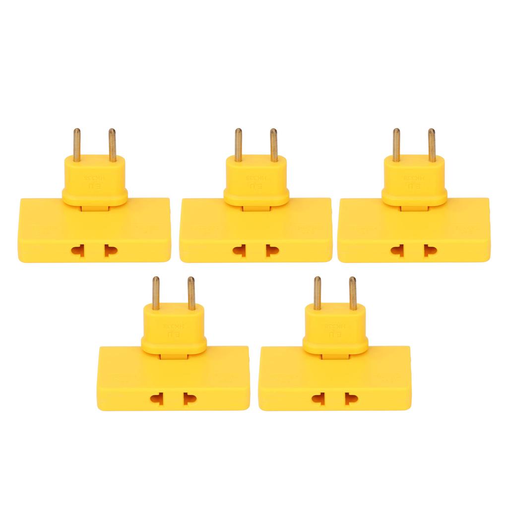 5Pcs  Socket Converter Cordless 180 Degree Extension 1 To 3  Adapter