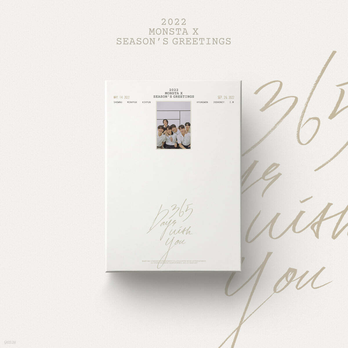 

MONSTA X 2022 Season Greetings [Desk Calendar Package]