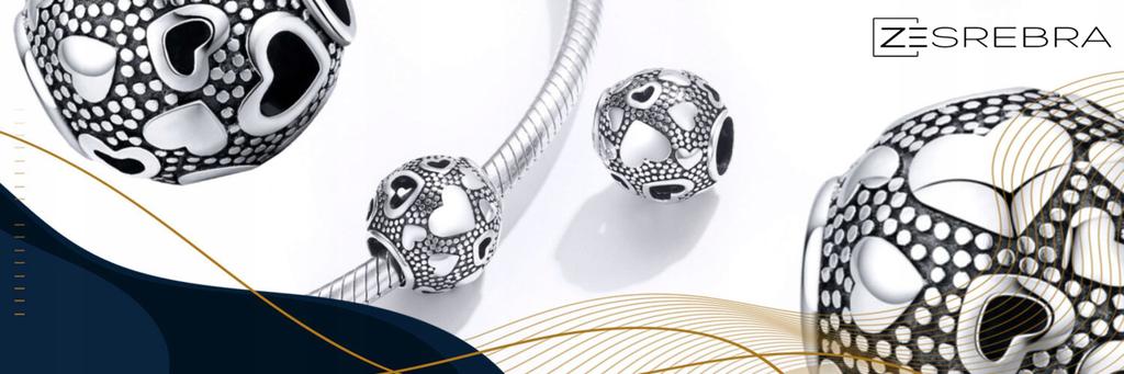 Heart Charms Pr 925 Bead Pendant S925 Heart Beads