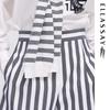 ELLASSAY Women's Vertical Stripe High-Waist Trousers