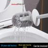 Round Toilet Brush with Long Handle: No Dead Corners, Safe for Toilet, Drains Easily, Strong Cleaning Power, Keeps Hands Clean, Hangable.