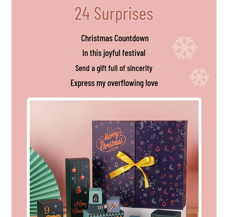 Weihnachts-Adventskalender 2025: Leere Geschenkbox für Freund