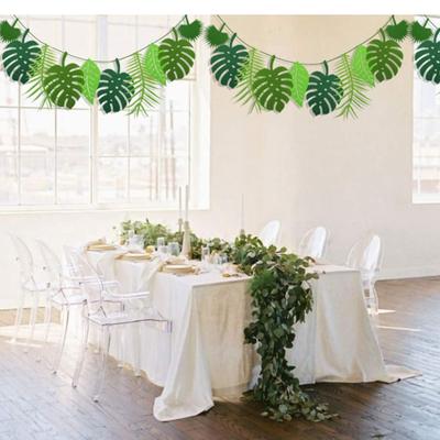 Fashion Festival Party Turtle Leaf Decoration Party Wildlife Park Jungle Tropical Theme Decoration Party Decoration Flower