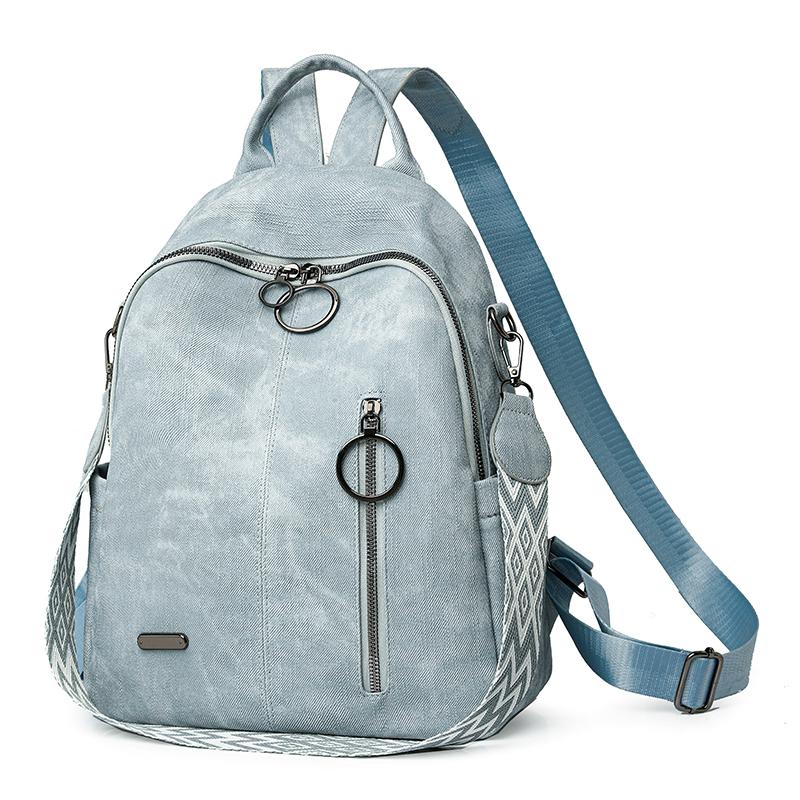 Vintage Women's Backpack Student Schoolbag Large Capacity Travel Backpack