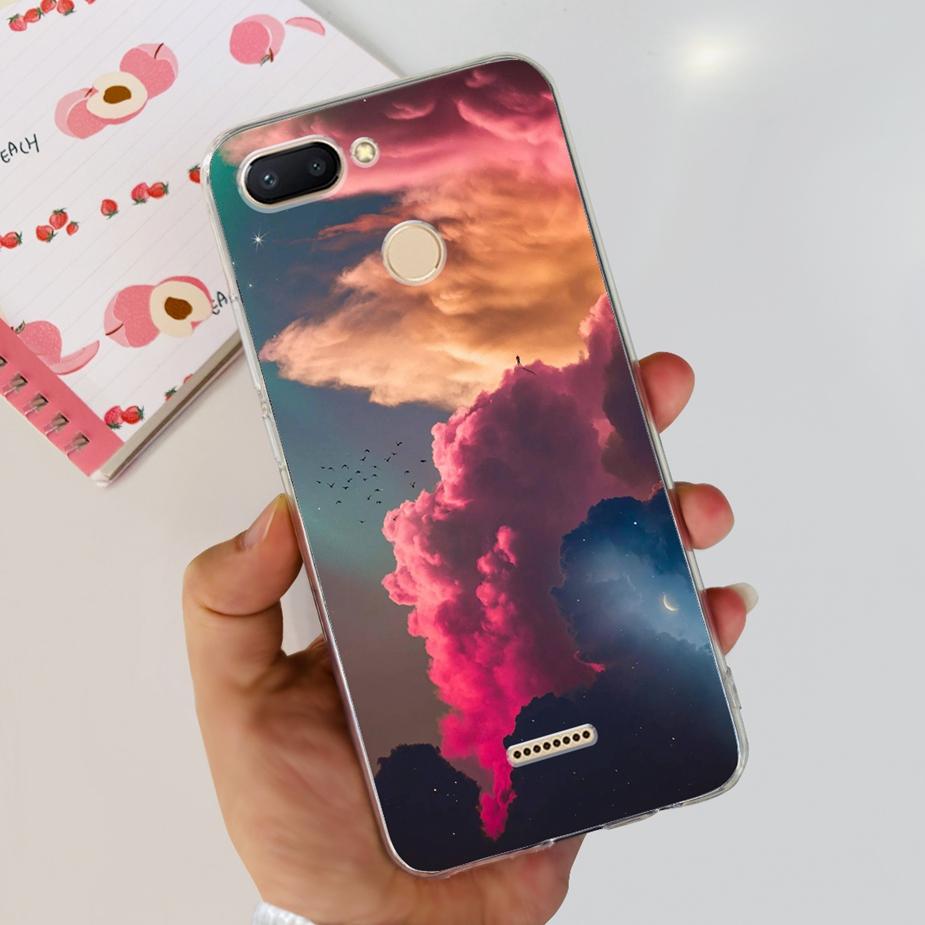 For Xiaomi Redmi 6 6A Case Cute Painted Cover Clear Silicone Phone Case Soft TPU Shell For Redmi 6A Redmi6 Redmi6A Fundas Bumper