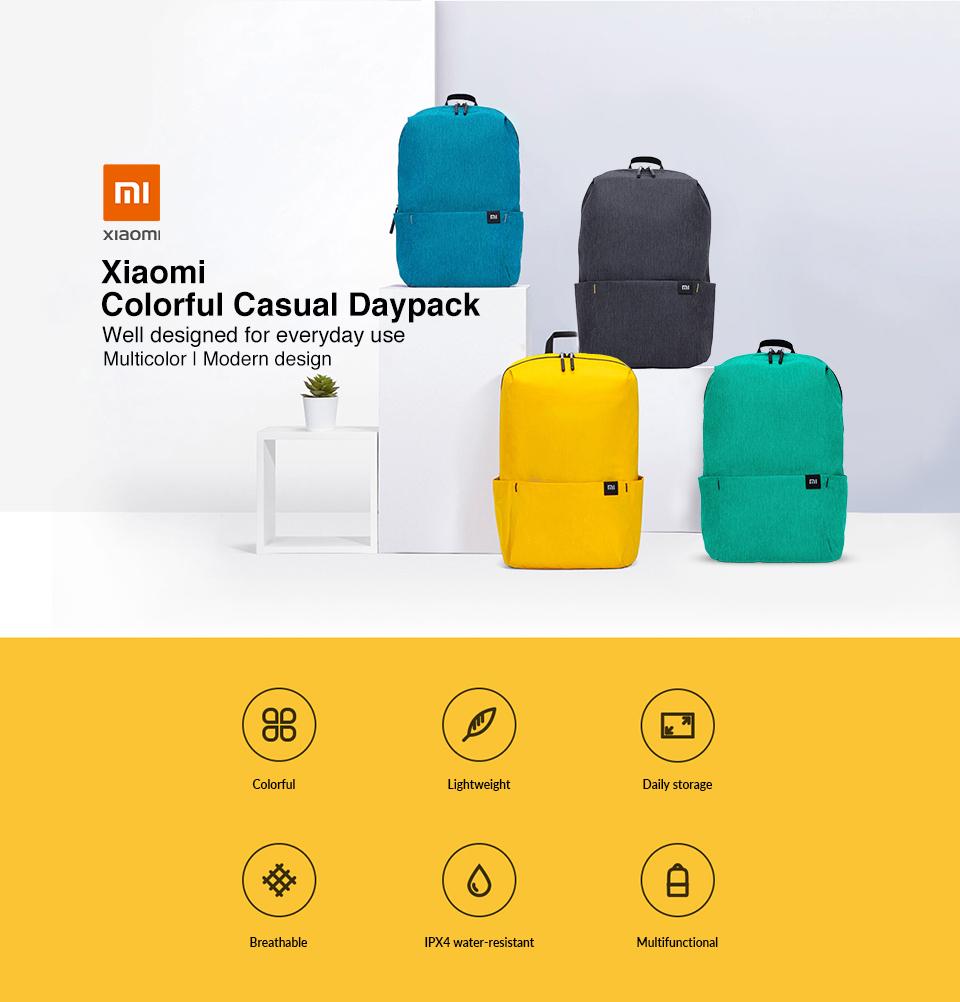 Xiaomi Mi Casual Rucksack 10L Original Mi Freizeit Sporttasche Leicht Urban Inisex