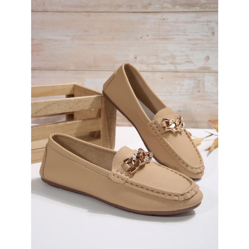 

The New Flat Bean Shoes for Large-sized Moms Are Versatile and Comfortable with Soft Soles 36 хаки