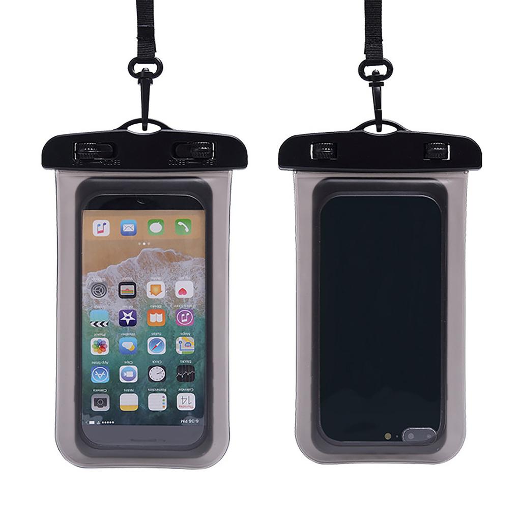6 Inch (inch) PVC, TPU Mobile Phone Waterproof Bag, Transparent Mobile Phone Waterproof Bag, Neck Hanging Waterproof Sleeve