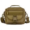 [PHOENIX IKKI] Camouflage Water-Resistant Outdoor Shoulder Bag, Tactical Shoulder Bag, Military Style Handbag, Brown
