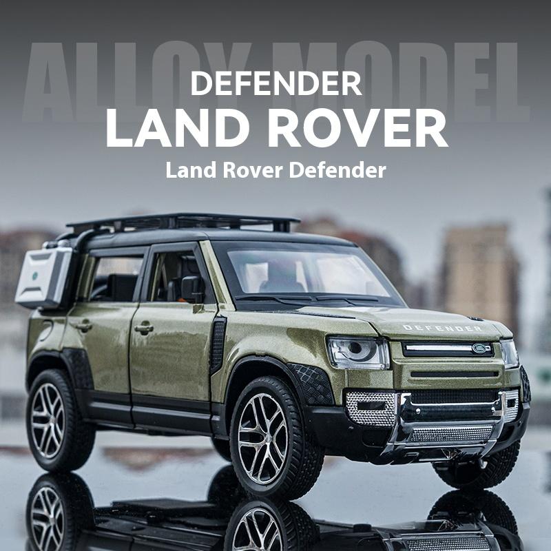 Nytt 1:24 Land Rover Defender SUV Leke Legeringsbil Støpte & Lekebiler Metallbilmodell Simuleringssamling Leker For Barn Gaver