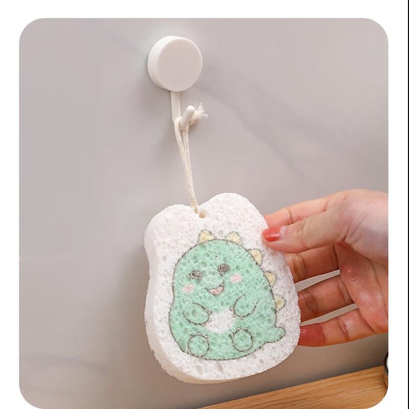 Cartoon Compressed Sponge Cleaning Brushes - 20 Pack