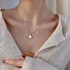 Women's Shell Fan Necklace: Elegant, High-End Clavicle Chain with Simple, Niche Design - 2022 Style