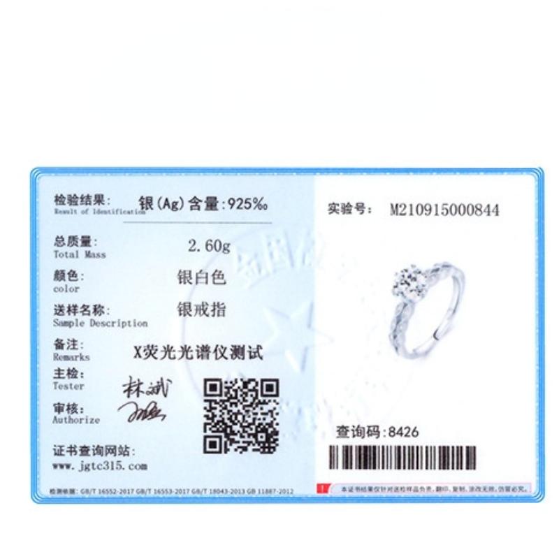 Tancise Classic 925 Sterling Silver Zircon Ring Ladies Jewelry Promesse de mariage Cadeau de fête