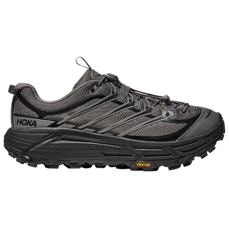HOKA Mafate Three2 Gravel Carbon Black Unisex Sneakers Szare Gcrb-Gravel 1141572-GCRB