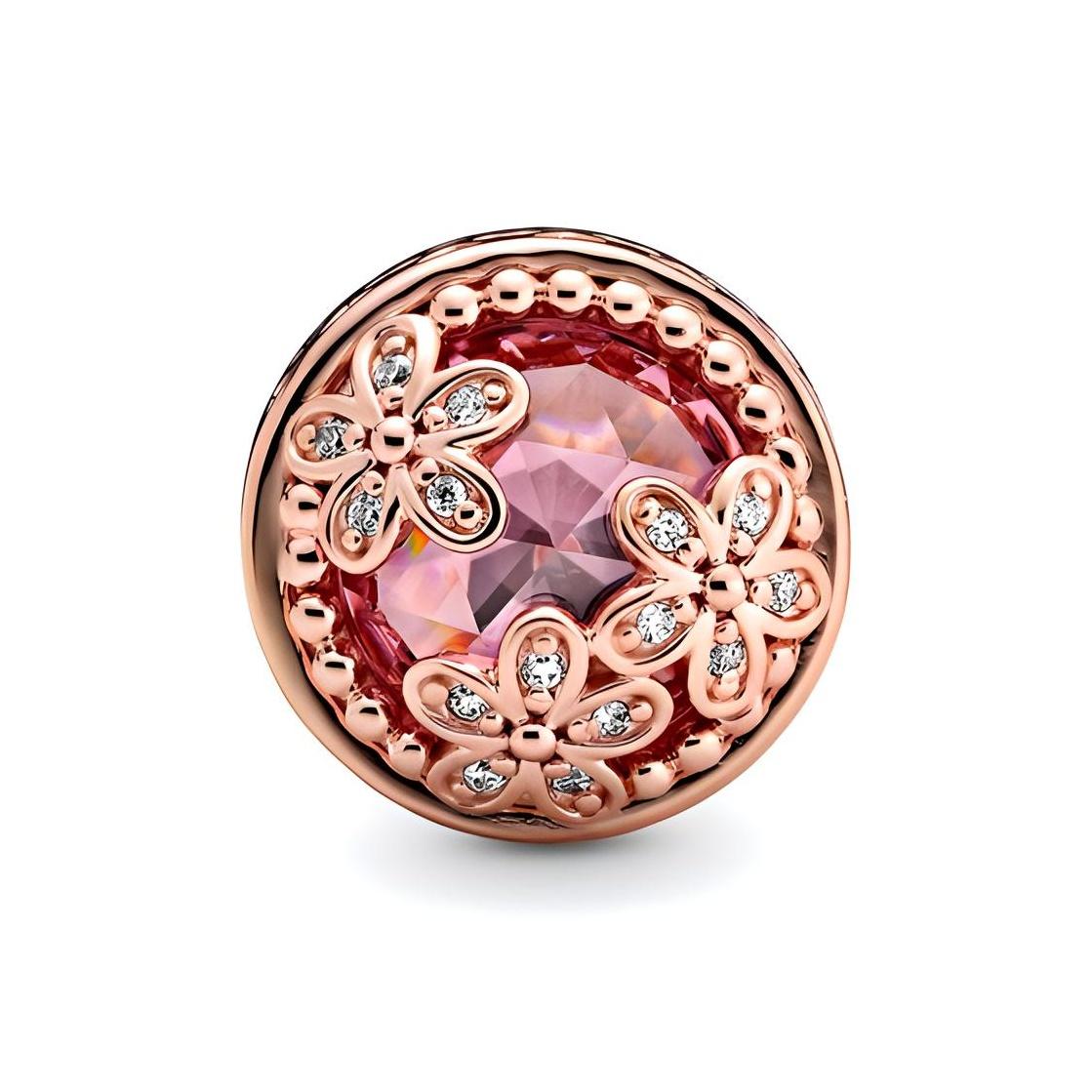 Pandora Dazzling Daisy Charm Unisex Charm Rose-Gold 782055C01 Rose Gold