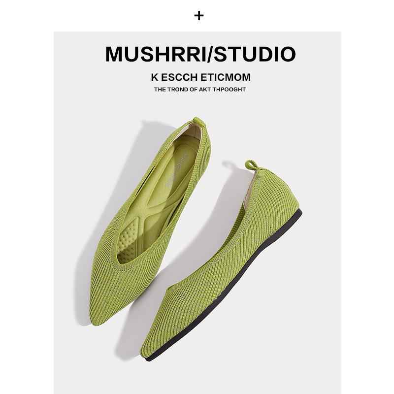 Внутренняя часть с заостренным носком и неглубоким горлом. Одиночные туфли. Женские — фото 9